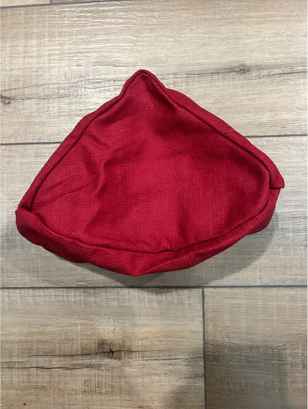 Longaberger LARGE CORNER Basket Liner Paprika red fabric
